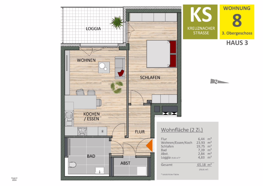 Grundriss WE08