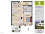 Bild - Moderne 2- Zimmer Wohnung mit Balkon- Neubauwohnung in Schlebusch